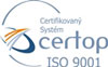 Potvrdenie o certifikácii nášho systému riadenia kvality podľa normy ISO 9001:2008