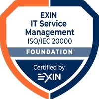 logo EXIN IT Service Management Foundation podľa ISO/IEC 20000:2018