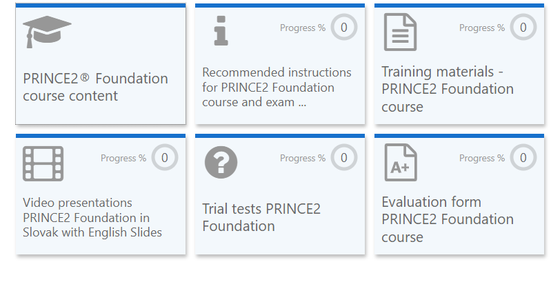 E-learning PRINCE2 Foundation AJ